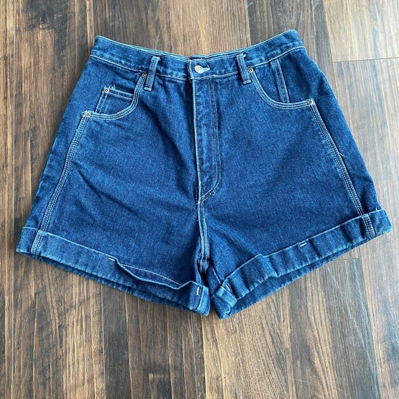 Vintage Route 66 Denim Dad shorts - Picture 2 of 5